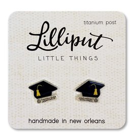 Lilliput Little Things NEW Graduation Cap Earrings