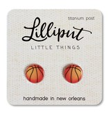 Lilliput Little Things Basketball Earrings (Lilliput)