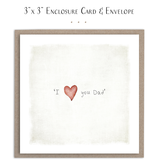 Susan Case Designs I Love You Dad Mini Card