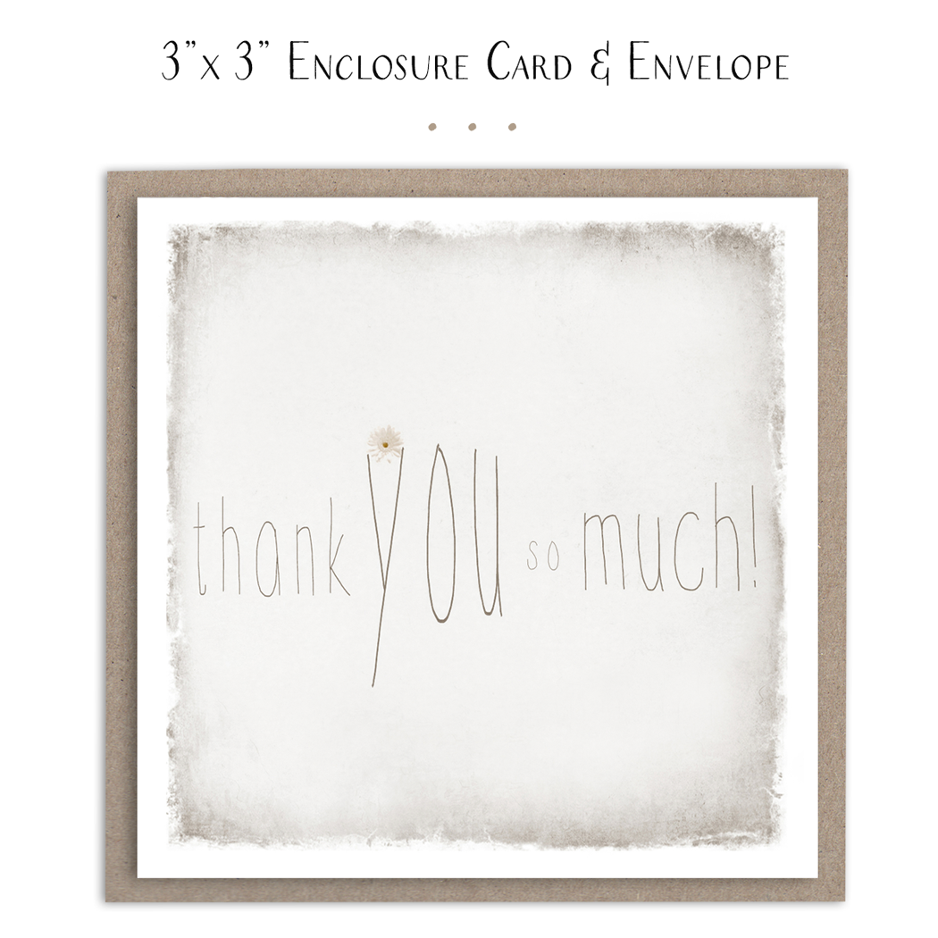 Susan Case Designs Thank You So Much Mini Card