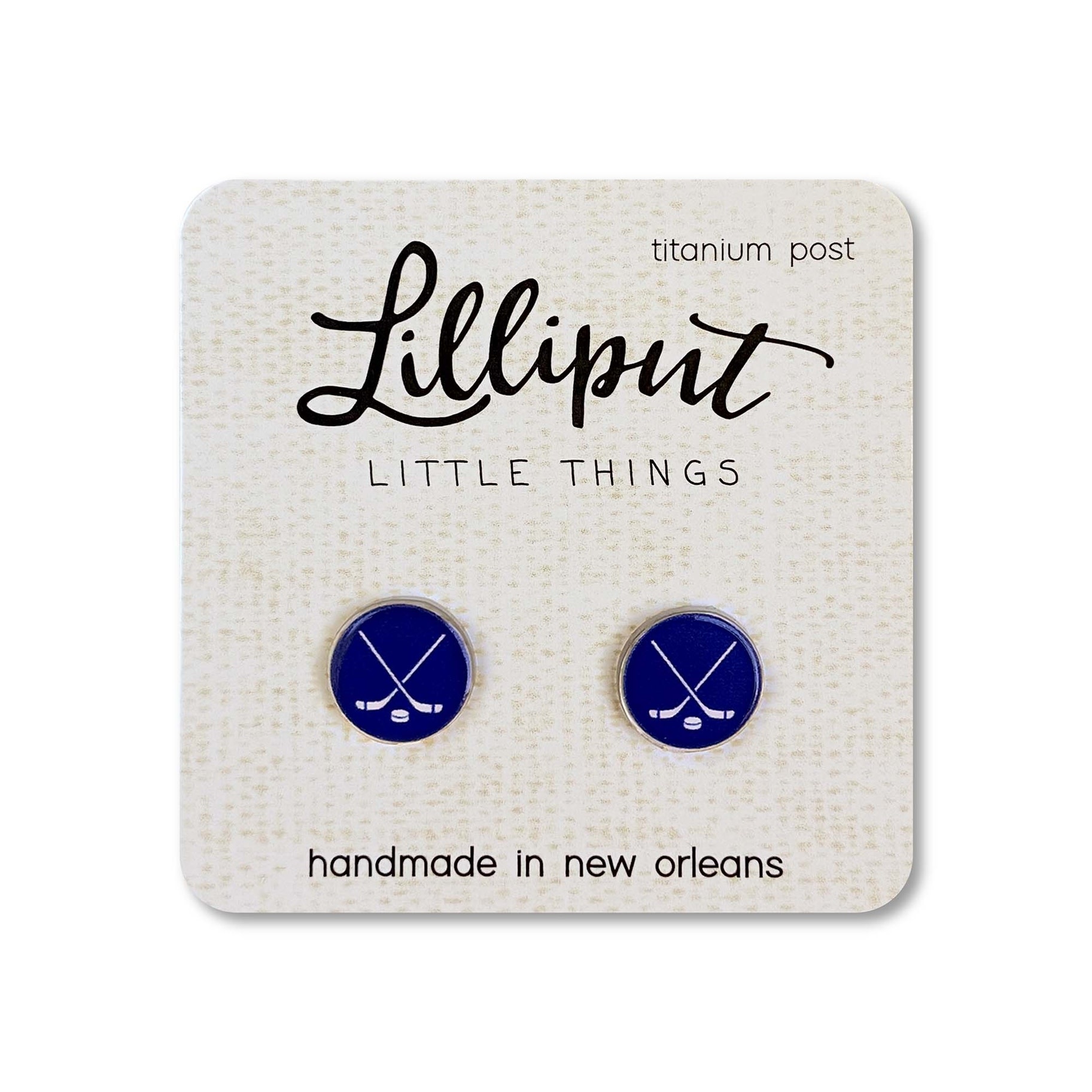 Lilliput Little Things Hockey Earrings (Lilliput)