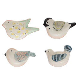 Fleurish Home Hand Painted Bird Shaped Trinket Dish (choice of 4 styles)