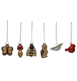 Fleurish Home Mini Hand-Painted Glass Ornament (choice of 6 forest designs)