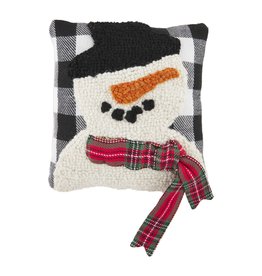 Mudpie SNOWMAN WHIMSY SML HOOK PILLOW