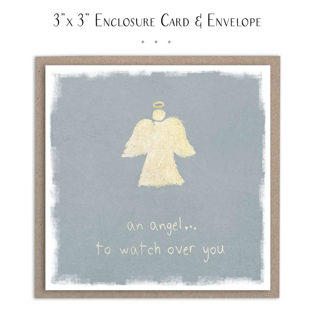 Susan Case Designs An Angel To Watch Over You Mini Card Plain