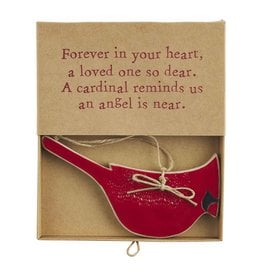 Mudpie Cardinal Ornament