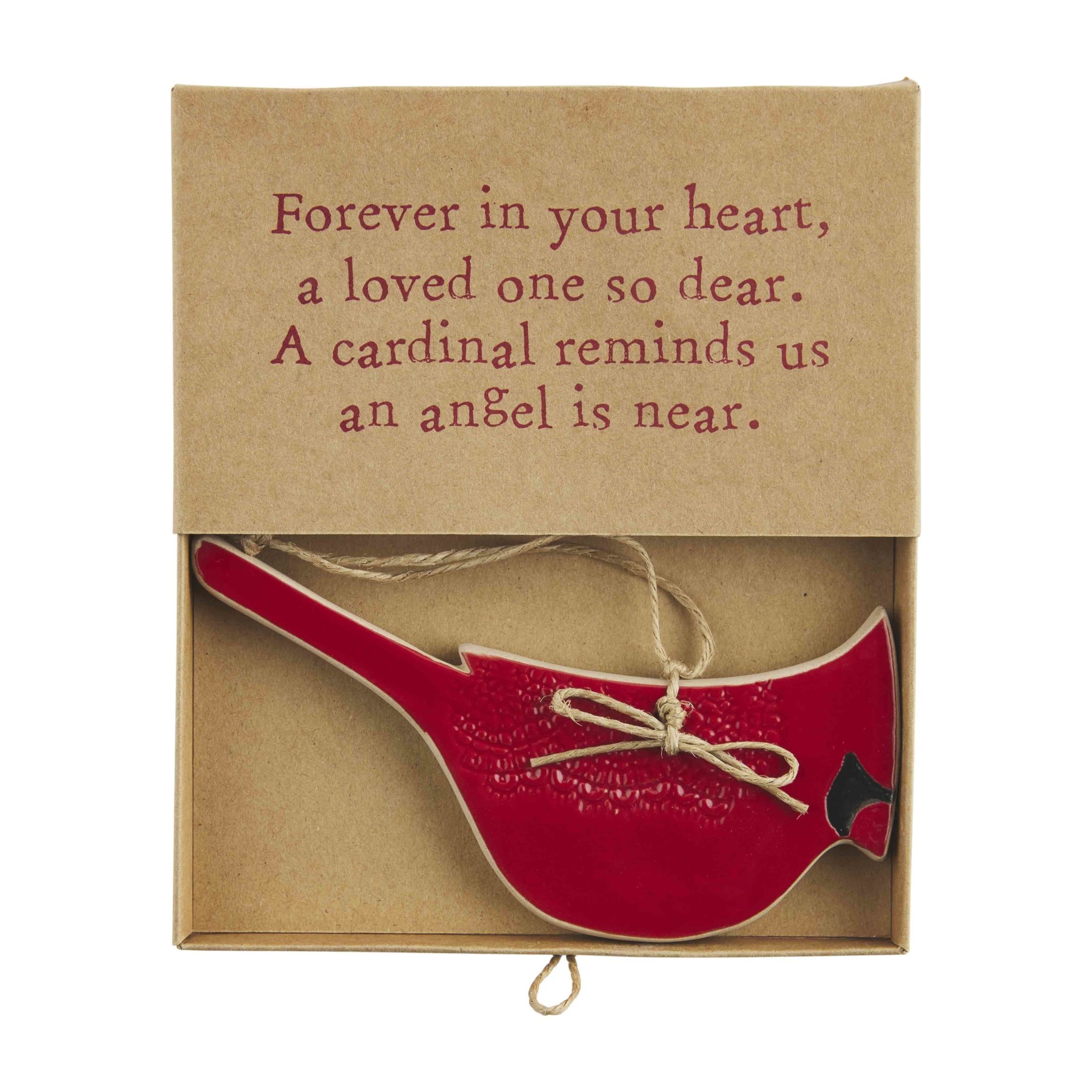 Mudpie Ceramic Cardinal Ornament *best seller