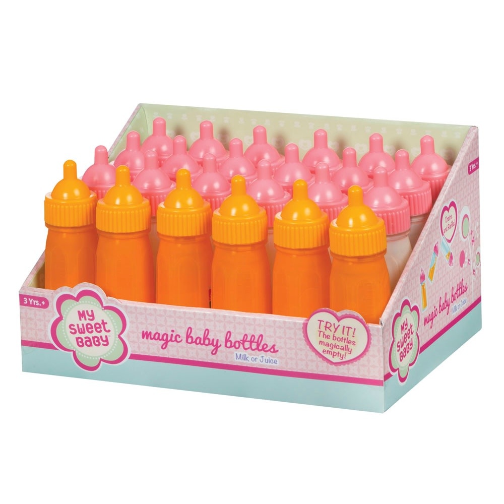 Toysmith My Sweet Baby Lg Magic Bottle (Choose Milk or Orange Juice)