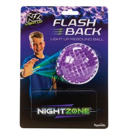Toysmith Nightzone Light Up Flash Back Rebound Ball