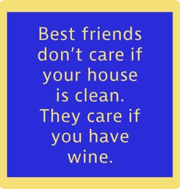 Drinks on Me Clean House Coaster