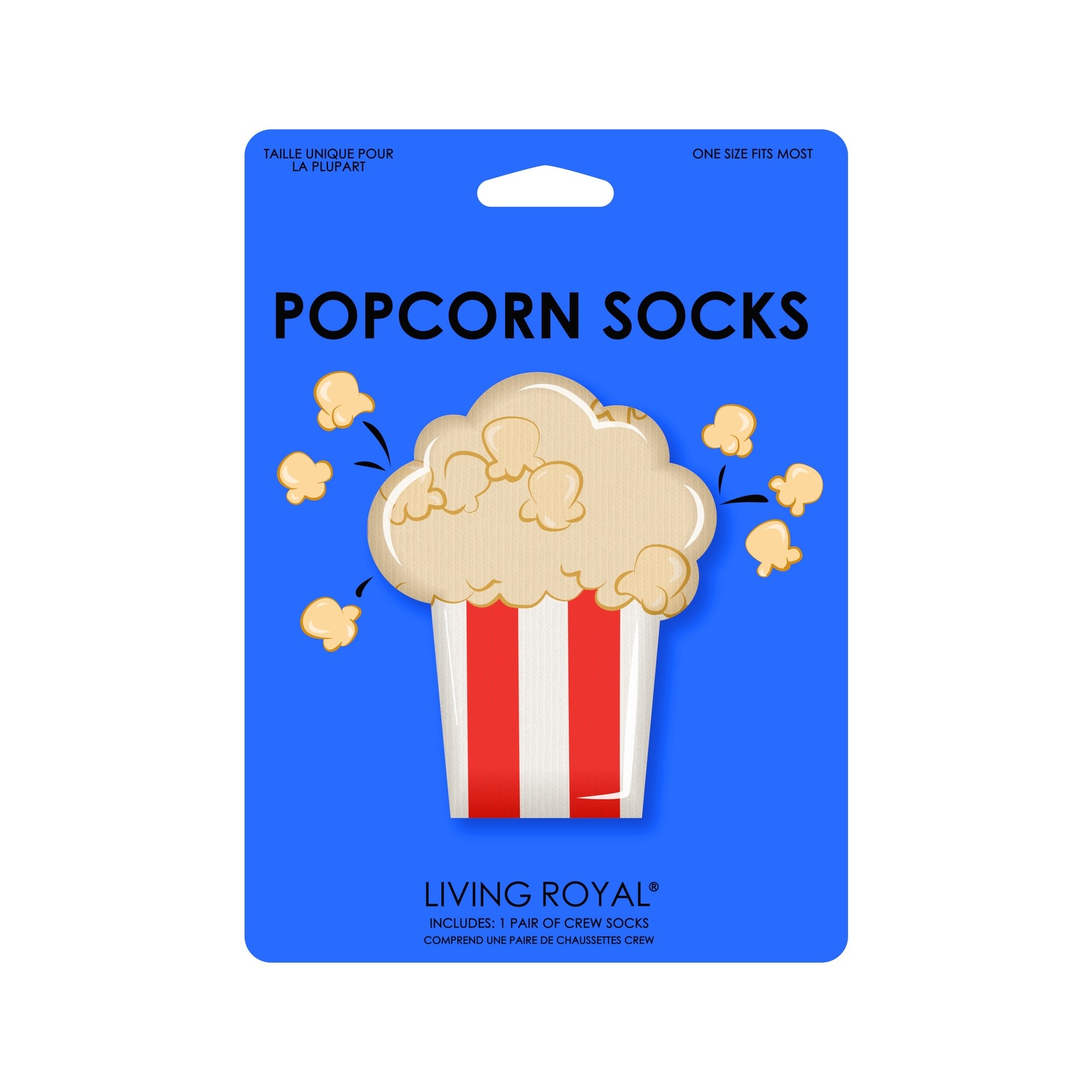 Living Royal Socks Popcorn 3D Socks
