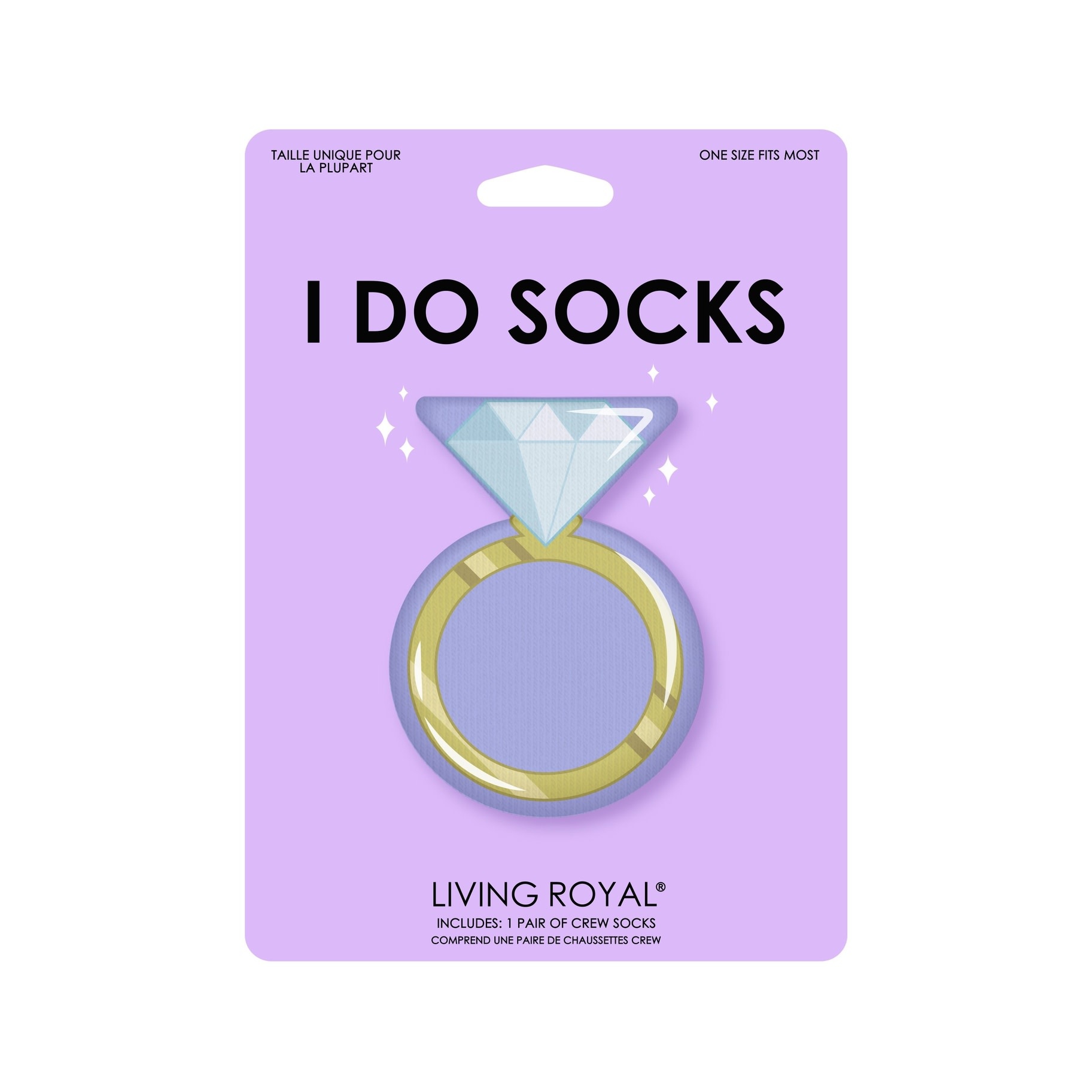 Living Royal Socks I Do 3D Socks