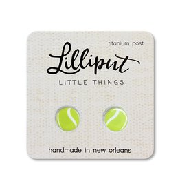 Lilliput Little Things Tennis Ball Earrings (Lilliput)