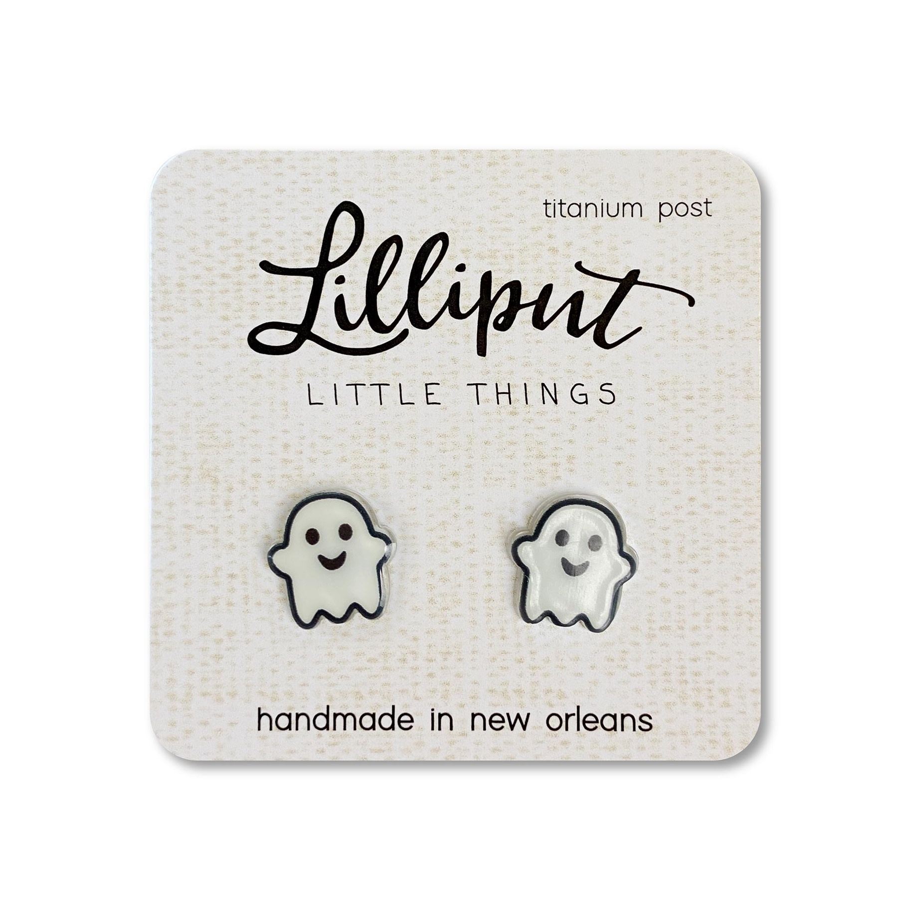 Lilliput Little Things Cute Ghost Earrings (Lilliput)