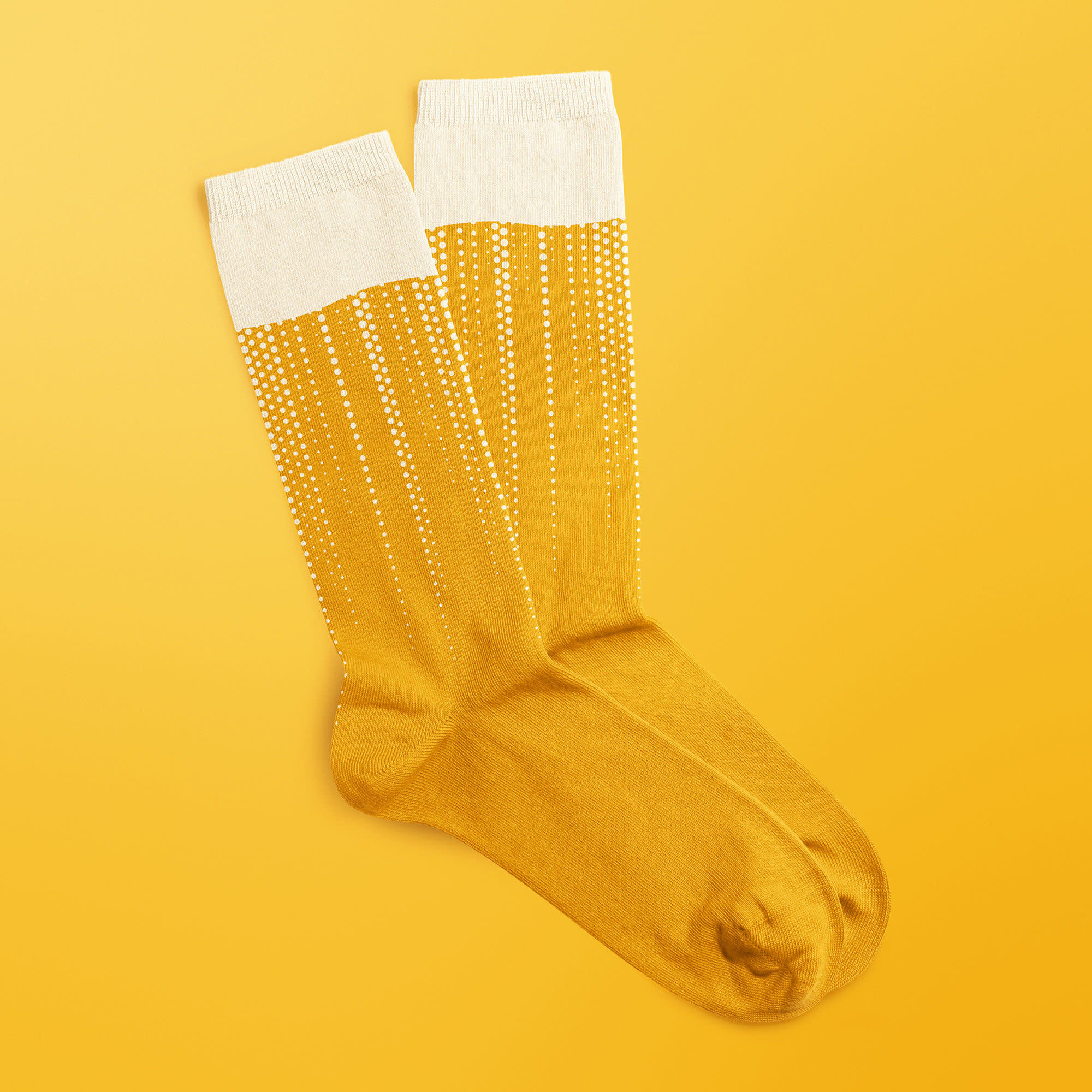 Luckies Originals - Craft Socks: Blonde (Yellow)