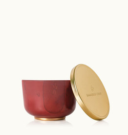 Thymes Simmered Cider Poured Candle Tin, Gold Lid