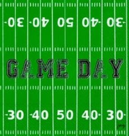 Boston International Paper Cocktail Napkin Game Day Field