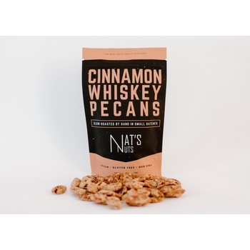 Nat's Nuts Cinnamon Whiskey Pecans: Small Bag of Nuts