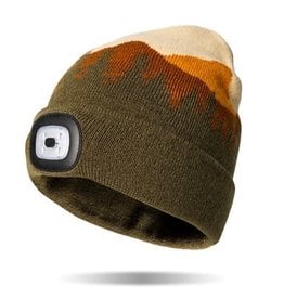 Night Scout Sedona Night Scout LED Flashlight Knit Beanie Hat (USB rechargeable)
