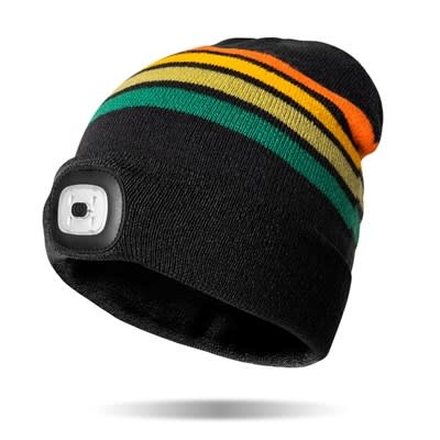 Night Scout Navigator Night Scout LED Flashlight Knit Beanie Hat (USB rechargeable)