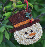 Mr. Bird Frosty Snowman Bird Seed Christmas Cookie Ornament