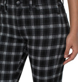 Liverpool Los Angeles Black & White Plaid Madonna Skinny Pants