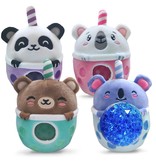 Top Trenz Bubble Tea Bears: Sensory Beadie Squishy Toy (choice of 4 designs)