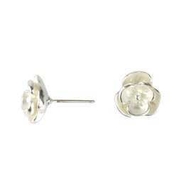 Takobia Six Petal Flower Post Earrings