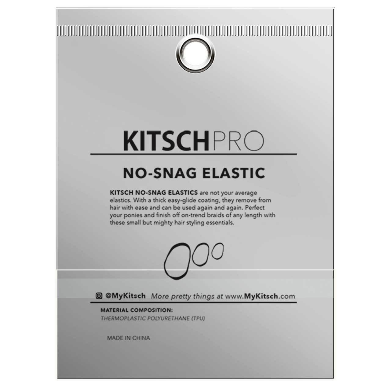 kitsch No-Snag Elastic 100 pc - Black