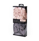 kitsch Satin Sleep Pillow Scrunchies - Blush/Charcoal