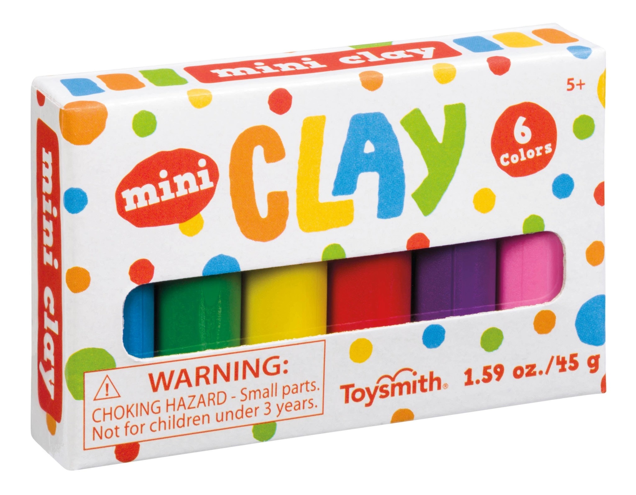 Toysmith Mini Clay (Variation of 6 Vibrant Colors)