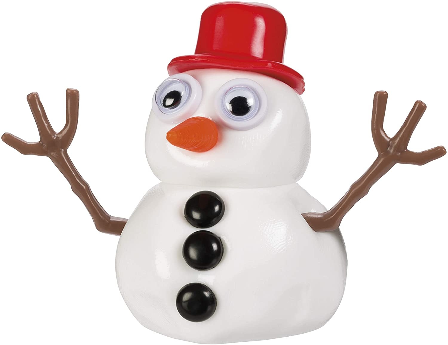 Toysmith Melting Snowman Putty/Slime Kit, Reusable, Christmas, Winter