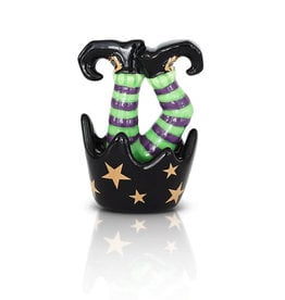 nora fleming what's up, witches!  mini (upside down witch legs) A284