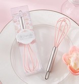 "The Perfect Mix" Pink Kitchen Whisk