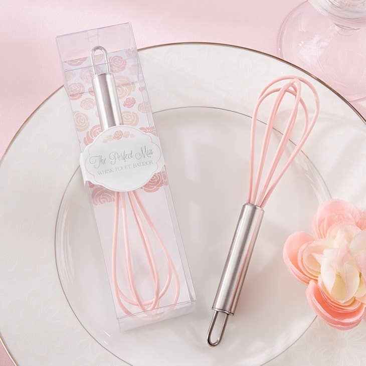 Kate Aspen "The Perfect Mix" Pink Kitchen Whisk