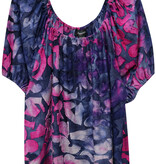 Karen Kane Tie Dye Peasant Top Tie Dye