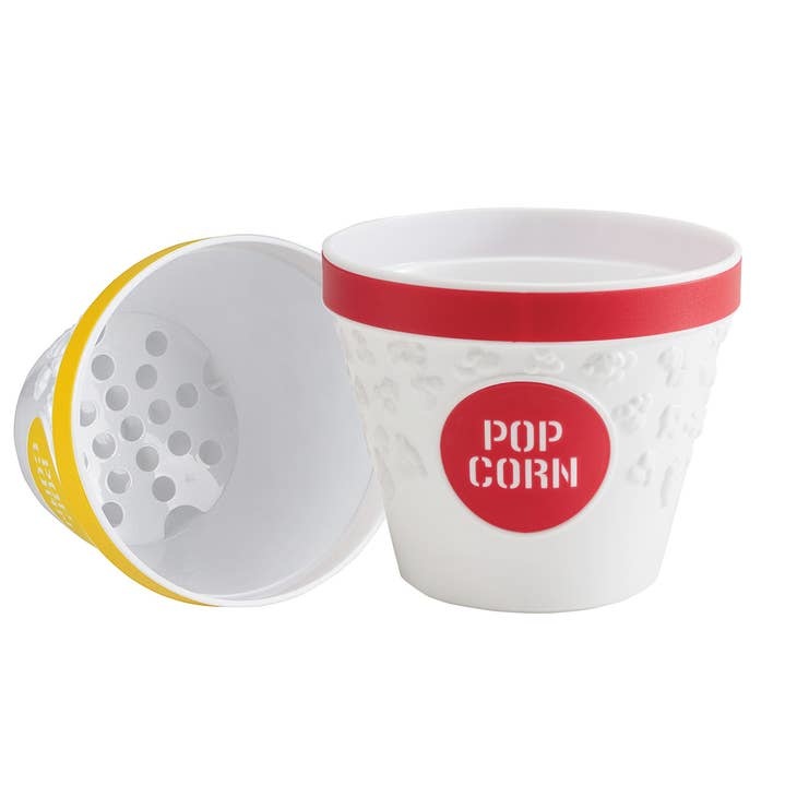 Gourmac Personal Popcorn Bowl (sm-choice of red or yellow lettering)