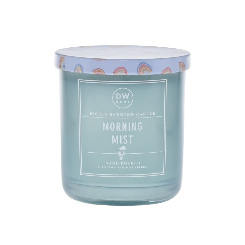 DW Candles 9oz Sig Painterly Rainbow Blue / Morning Mist Candle