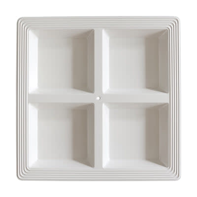 nora fleming melamine pinstripes square divided sectional server (MEL10)