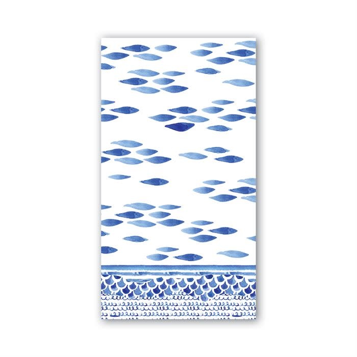 Michel Design Works The Shore Painterly Fish Hostess Napkin/Guest Towel