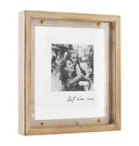 Mudpie MOM WOOD AND BRASS FRAME