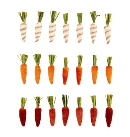 Mudpie Single Mini Carrot (various) Tiny Velvet Carrot