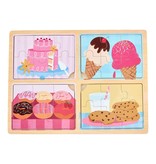 Mudpie DESSERT 4 IN 1 PUZZLE