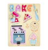 BAKE BUSY BOARD WOOD PUZZLE