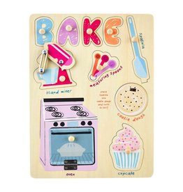 Mudpie BAKE BUSY BOARD WOOD PUZZLE