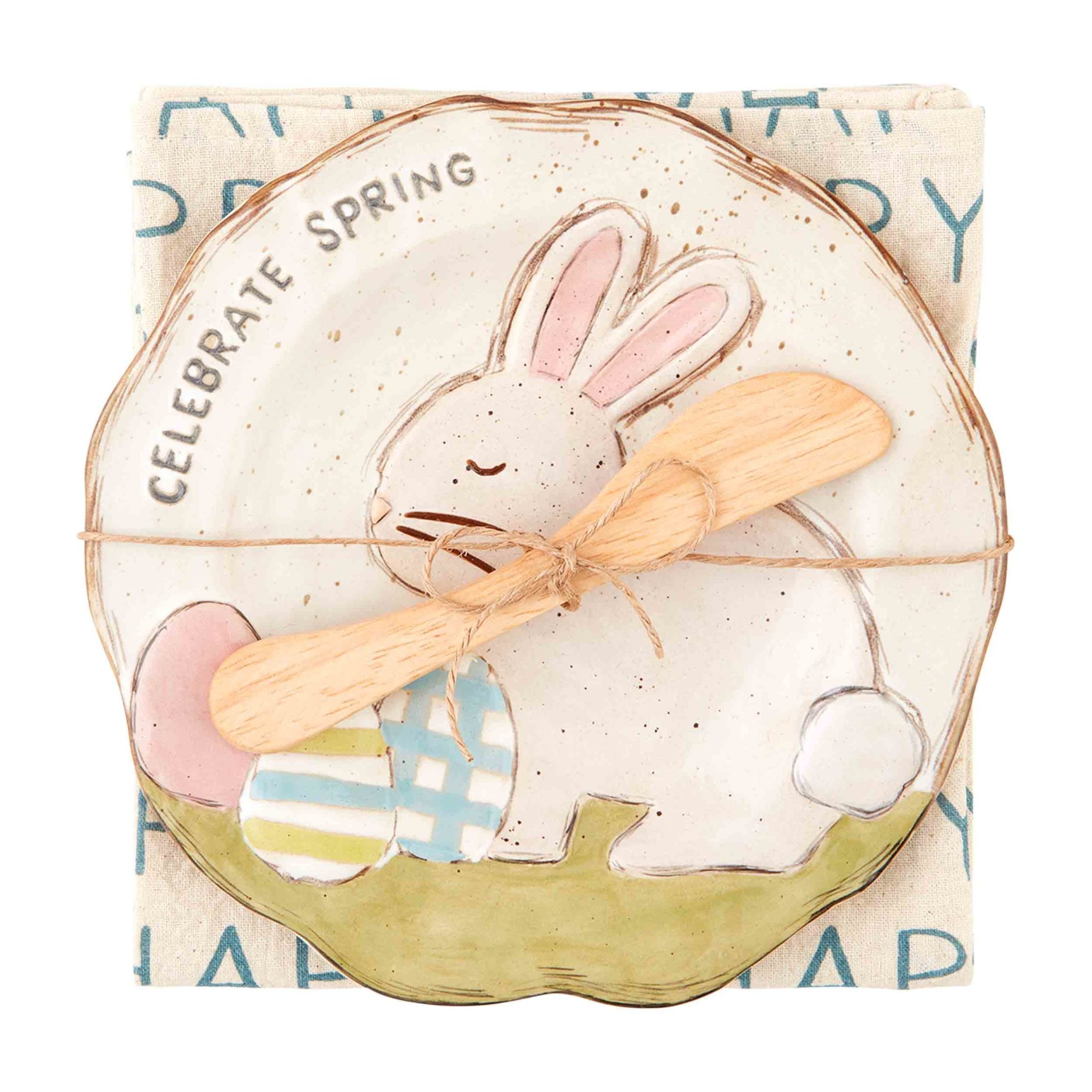 Mudpie HAPPY EASTER APPETIZER SET