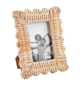 Mudpie SMALL 4X6 WOVEN FRAME