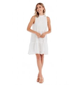 Mudpie White Biles Eyelet Dress