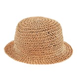 Mudpie Tan Woven Bucket Hat