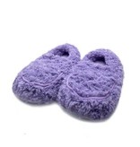 Warmies Curly Purple Slippers Warmies